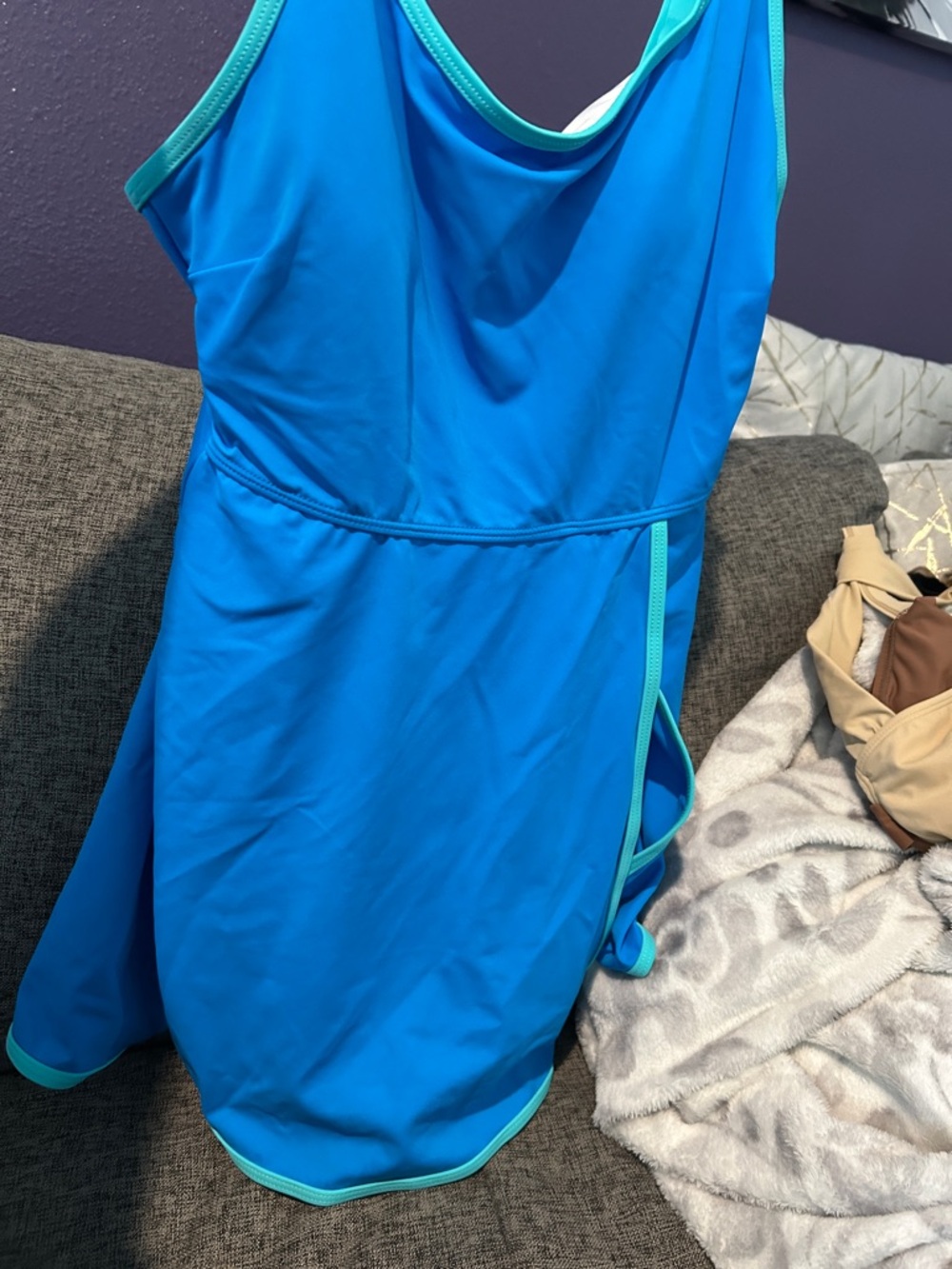 RIHOAS Blue Swim with Mint Trim - Picture 7 of 10